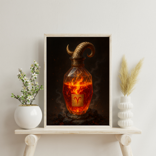Zodiac Elixirs - Aries Digital Print