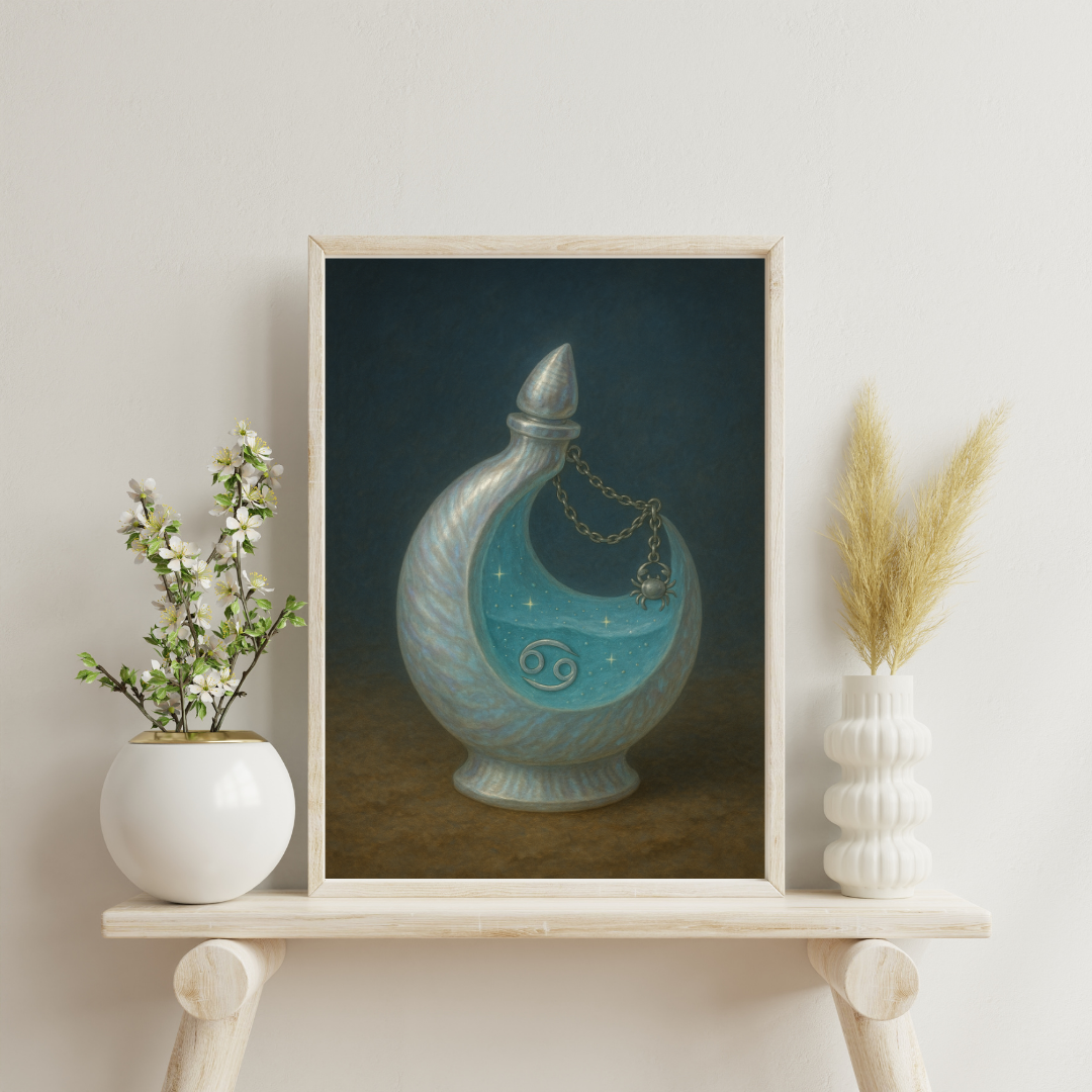 Zodiac Elixirs - Cancer Digital Print