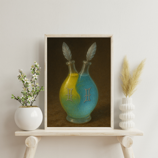 Zodiac Elixirs - Gemini Digital Print