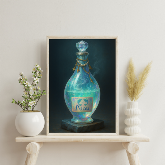 Zodiac Elixirs - Pisces Digital Print