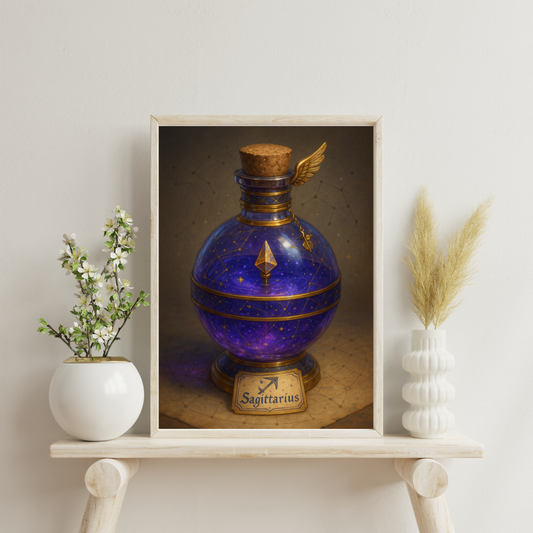 Zodiac Elixirs - Sagittarius Digital Print