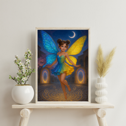 Zodiac Fairies - Gemini Digital Print