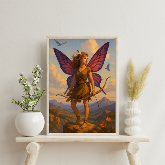 Zodiac Fairies - Sagittarius Digital Print