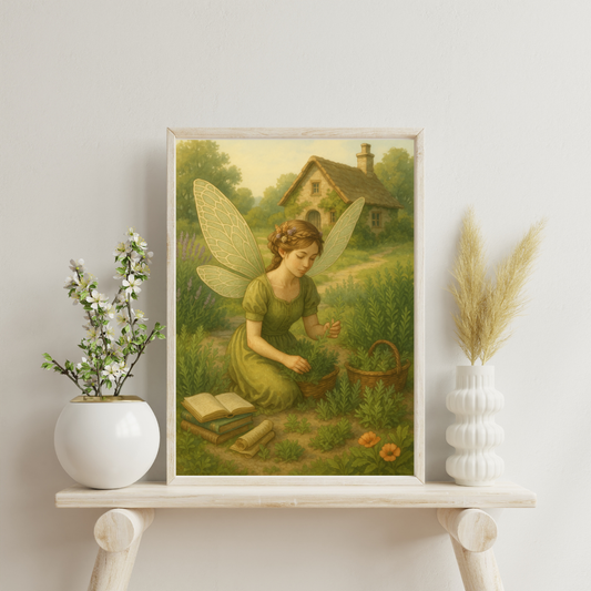 Zodiac Fairies - Virgo Digital Print