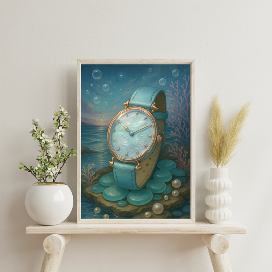 Zodiac Feminine Watches - Pisces Digital Print