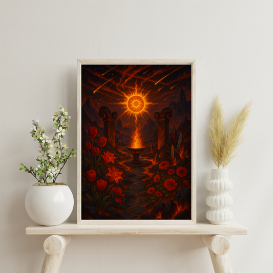 Zodiac Gardens - Aries Digital Print