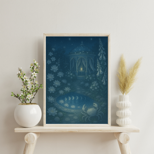 Zodiac Gardens - Cancer Digital Print