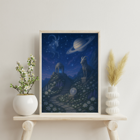 Zodiac Gardens - Capricorn Digital Print