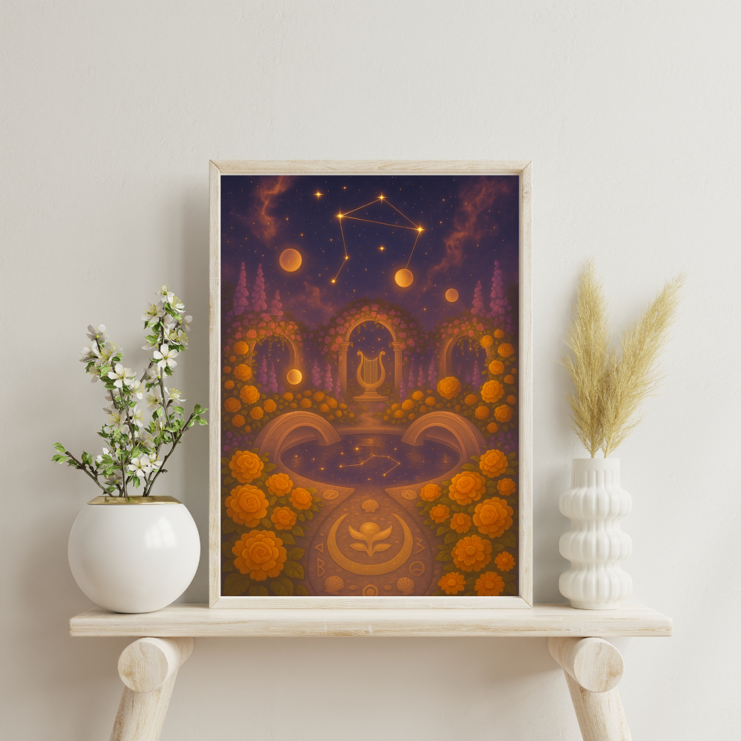 Zodiac Gardens - Libra Digital Print