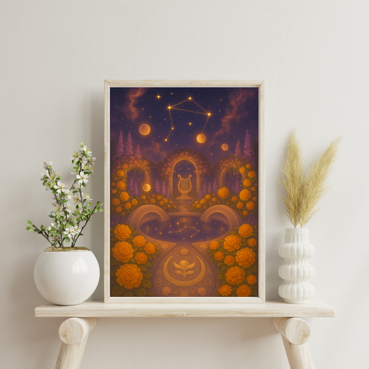 Zodiac Gardens - Libra Digital Print