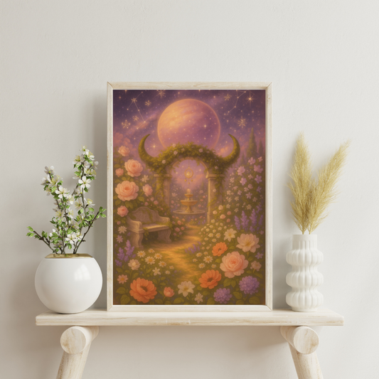 Zodiac Gardens - Taurus Digital Print