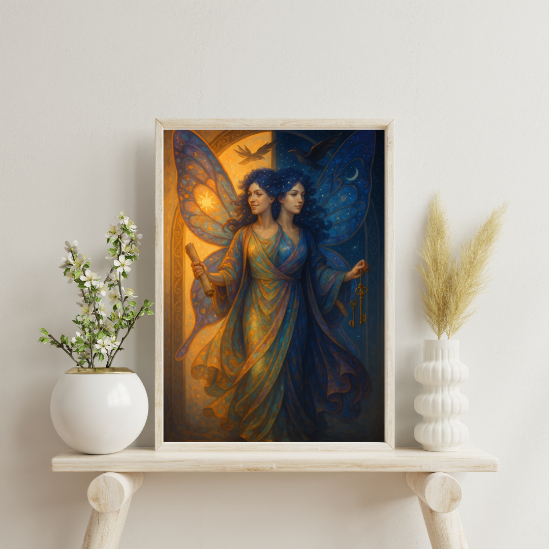Zodiac Goddesses - Gemini Digital Print