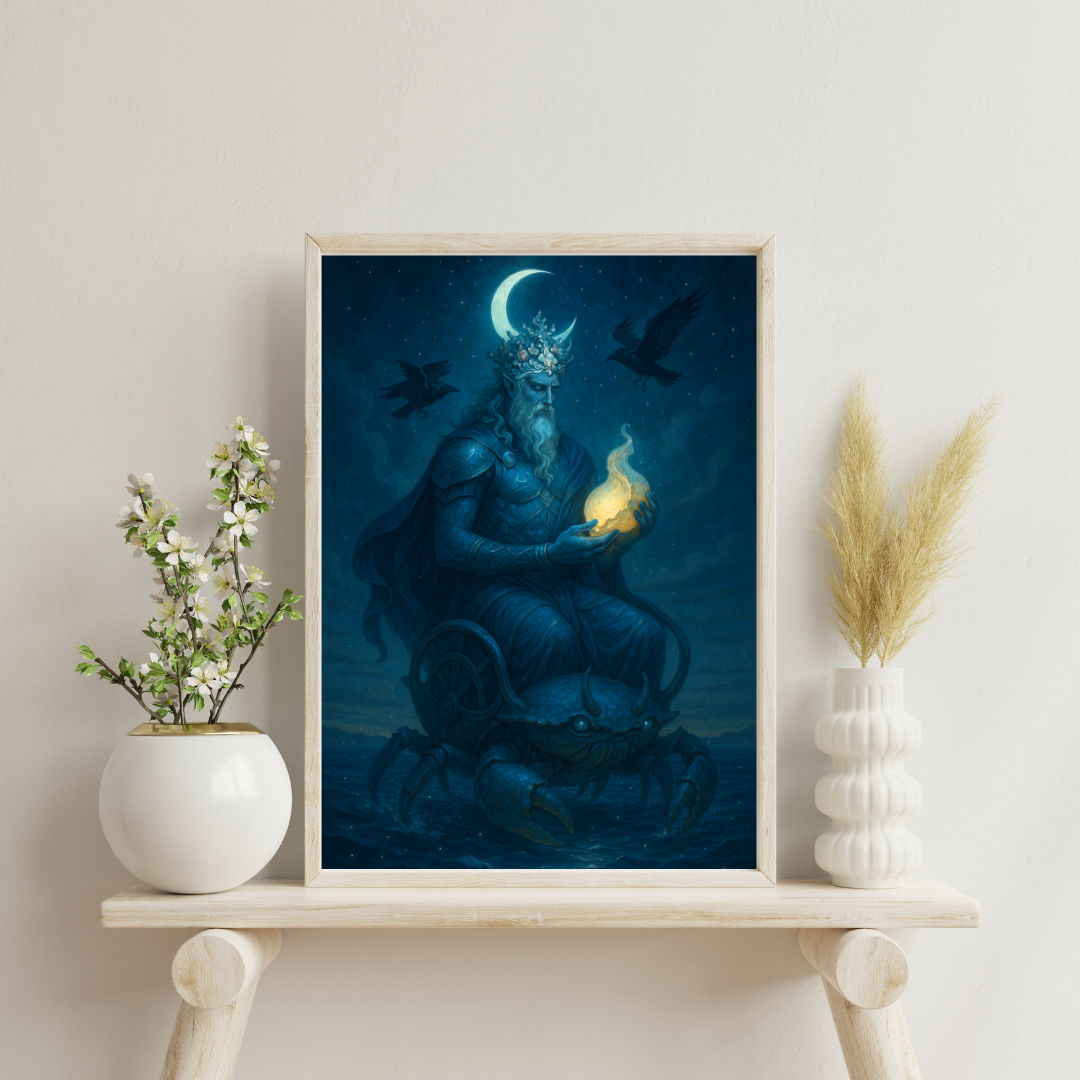 Zodiac Gods - Cancer Digital Print