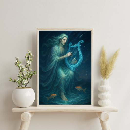 Zodiac Gods - Pisces Digital Print