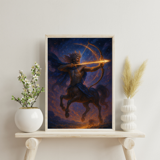 Zodiac Gods - Sagittarius Digital Print