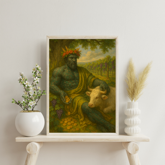 Zodiac Gods - Taurus Digital Print