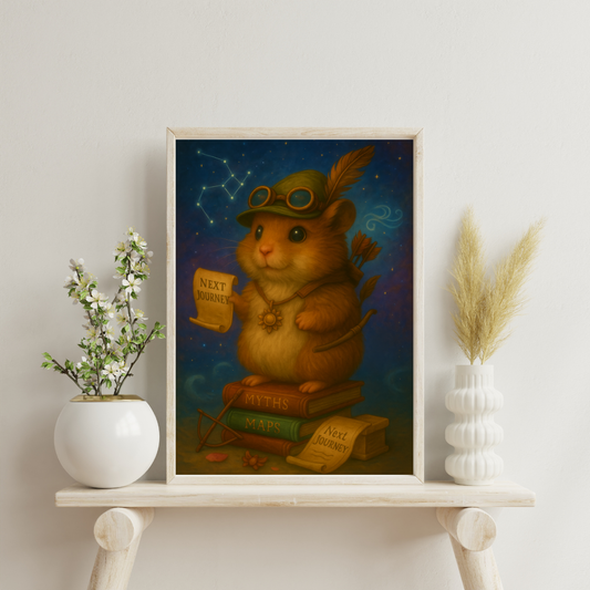 Zodiac Hamsters - Sagittarius Digital Print