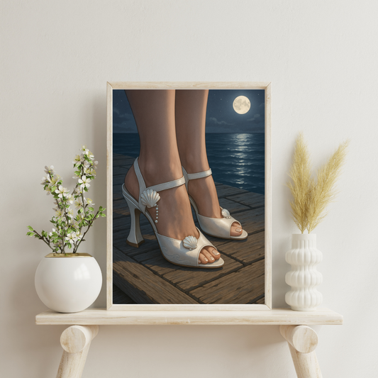 Zodiac Heels - Cancer Digital Print