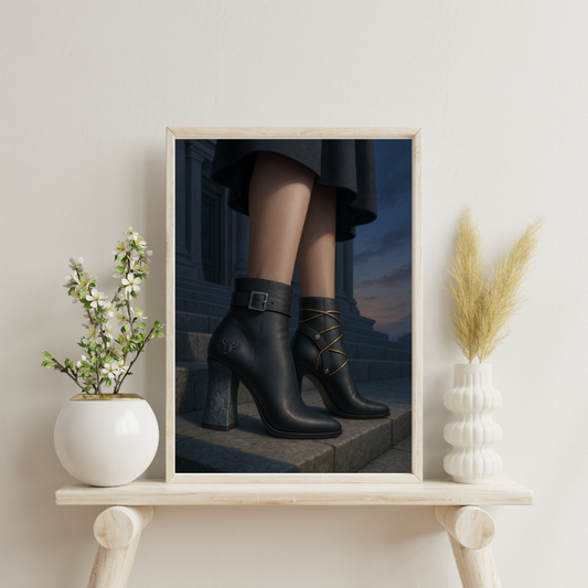 Zodiac Heels - Capricorn Digital Print