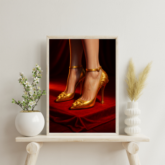 Zodiac Heels - Leo Digital Print