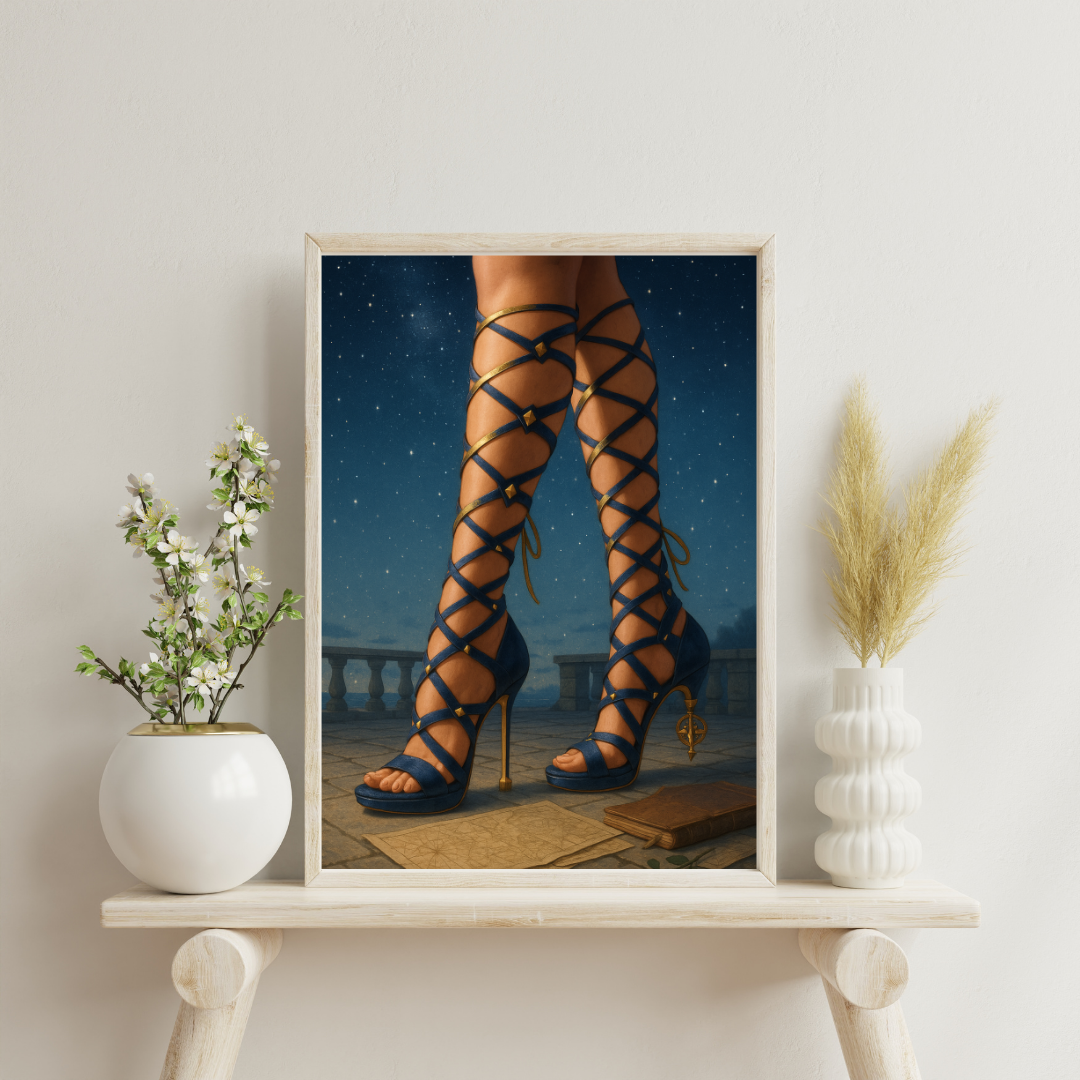 Zodiac Heels - Sagittarius Digital Print