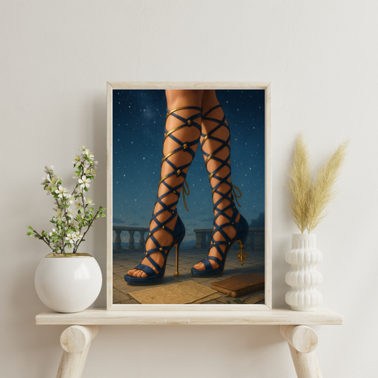 Zodiac Heels - Sagittarius Digital Print