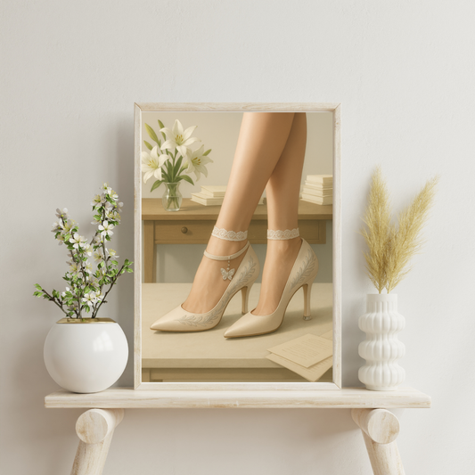 Zodiac Heels - Virgo Digital Print