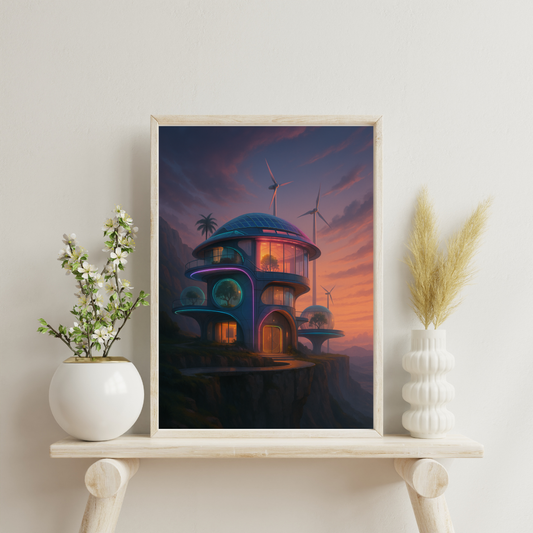 Zodiac Homes - Aquarius Digital Print