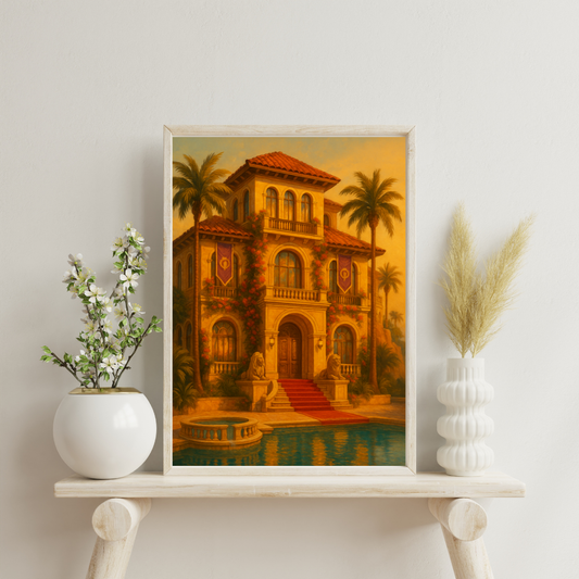Zodiac Homes - Leo Digital Print