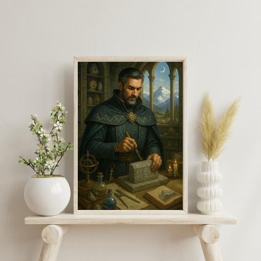 Zodiac Male Alchemists - Capricorn Digital Print