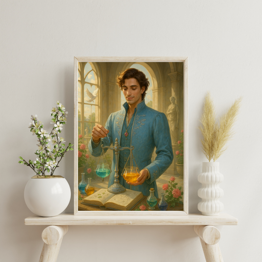 Zodiac Male Alchemists - Libra Digital Print