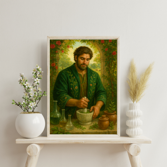 Zodiac Male Alchemists - Taurus Digital Print