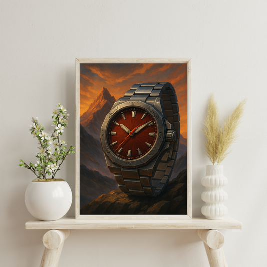 Zodiac Masculine Watches - Aries Digital Print
