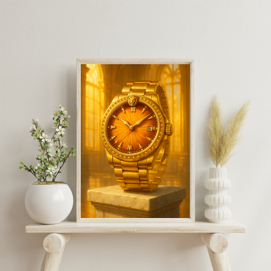 Zodiac Masculine Watches - Leo Digital Print