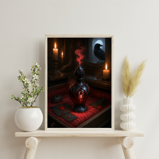 Zodiac Perfume Bottles - Scorpio Digital Print