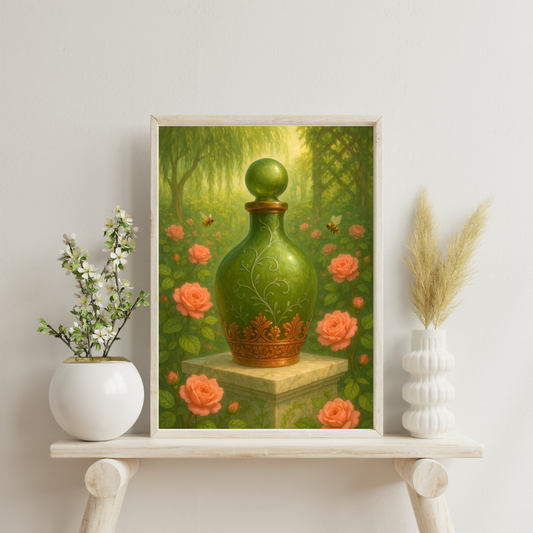 Zodiac Perfume Bottles - Taurus Digital Print