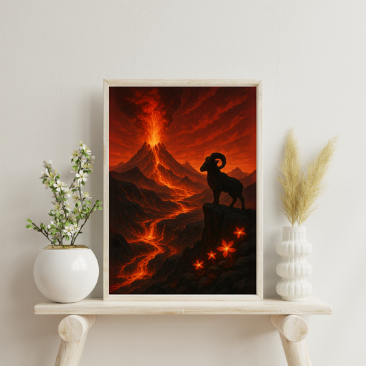 The Zodiac Realms - Aries Digital Print