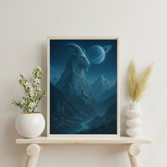 The Zodiac Realms - Capricorn Digital Print
