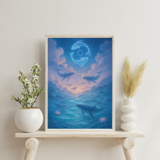 The Zodiac Realms - Pisces Digital Print