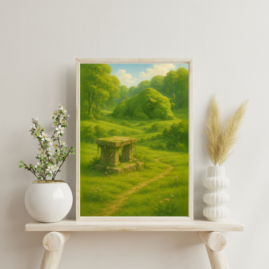 The Zodiac Realms - Taurus Digital Print