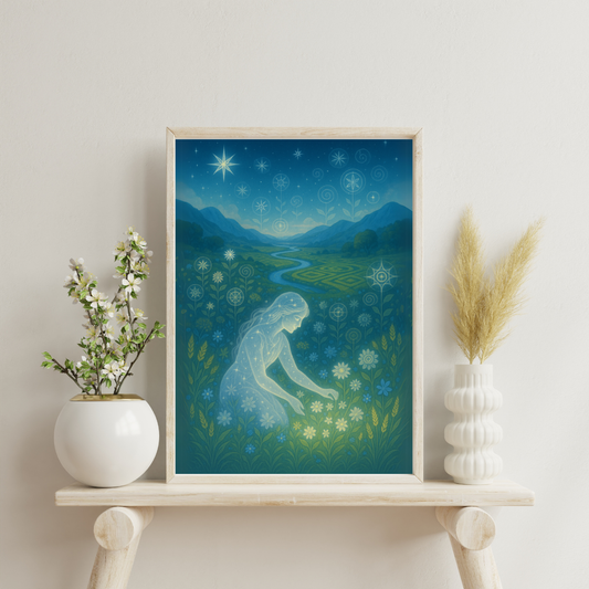 The Zodiac Realms - Virgo Digital Print