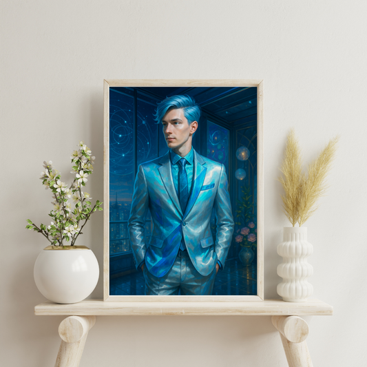 Zodiac Suits - Aquarius Digital Print