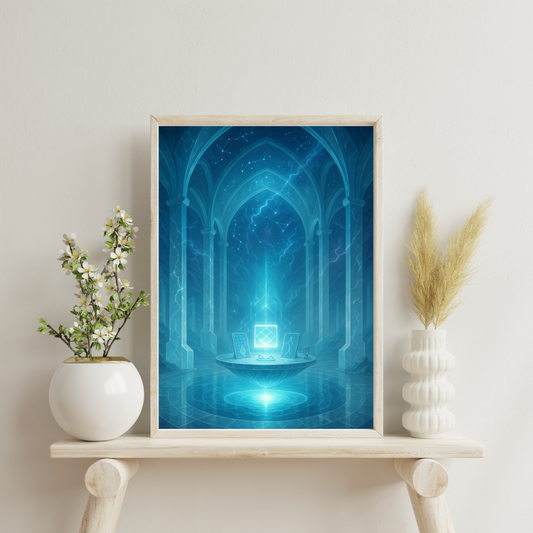 Zodiac Temples - Aquarius Digital Print