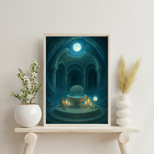 Zodiac Temples - Cancer Digital Print
