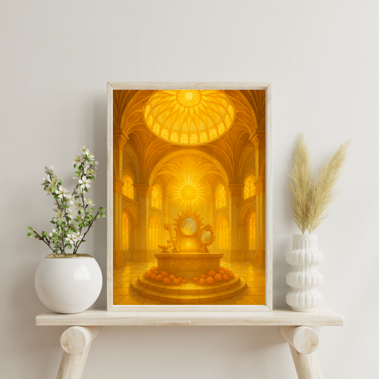 Zodiac Temples - Leo Digital Print
