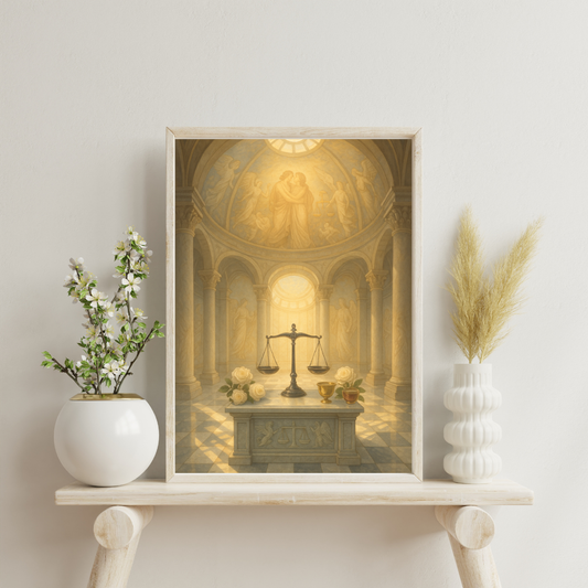Zodiac Temples - Libra Digital Print