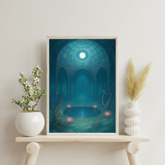 Zodiac Temples - Pisces Digital Print