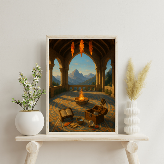 Zodiac Temples - Sagittarius Digital Print