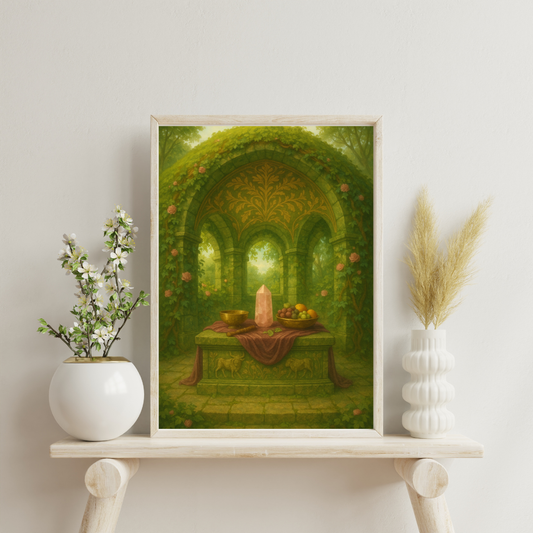 Zodiac Temples - Taurus Digital Print