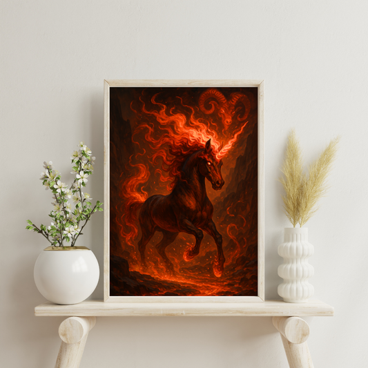 Zodiac Unicorns - Aries Digital Print